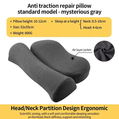 Cervical Pillow, Memory Foam Contour Pillow, Bed Pillows for Side Sleeper Ergonomic Orthopedic Sleeping Pillow