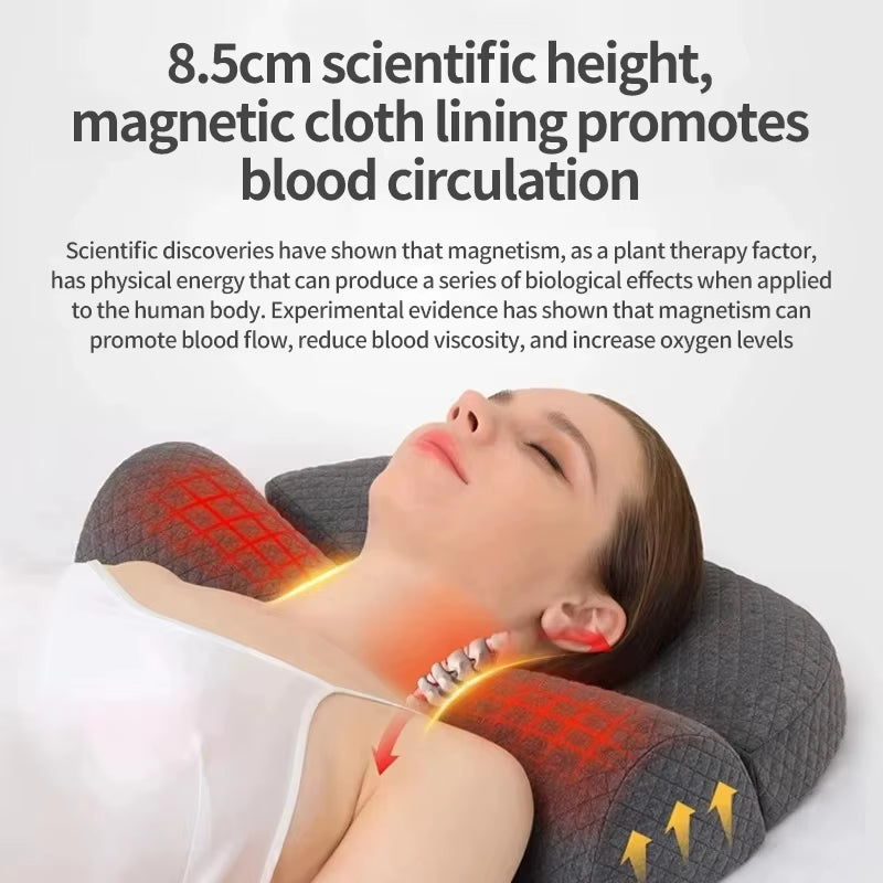 Cervical Pillow, Memory Foam Contour Pillow, Bed Pillows for Side Sleeper Ergonomic Orthopedic Sleeping Pillow